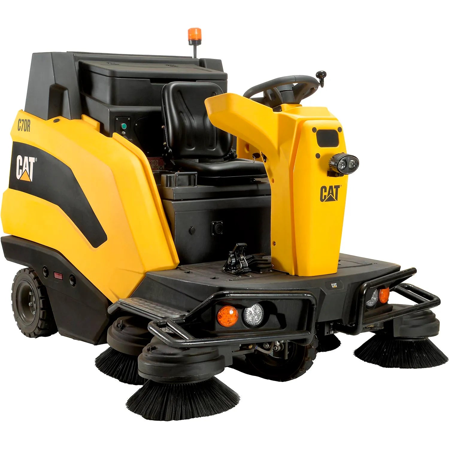 Cat® C70R Ride-On Sweeper, 70" Cleaning Path
